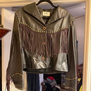 Women’s Scully Leather Fringe Jacket